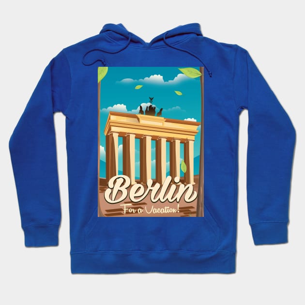 Berlin Brandenberg gate Hoodie by nickemporium1